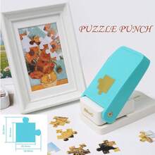 Rectangular/Square Stamp Shaped Hole Punch, Wavy Edge Hole Punch, Suitable For Making Cards, Scrapbooks, DIY, Portable Lever Hole Punch - Multicolor - View 14