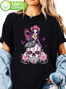 Women T-Shirts - [White] - View 6