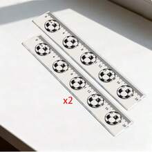 1个/2个 7.87英寸黑白足球图案设计，单包装，适用于学校数学，耐用实用的办公用品，毕业和返校小礼物 - 黑白球 - 查看 8