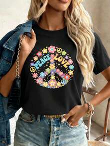 Women T-Shirts - Black - View 1