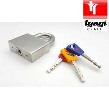 Stainless Steel Anti Rust SS Padlock High Security Shkle Lock 60mm 6cm X 2 - Multicolor - View 3