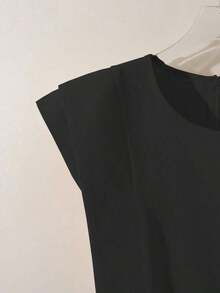 Vestido corto casual azul elegante y romántico para vacaciones y uso diario en el trabajo, vestido azul cielo, vestido azul primavera, vestido azul pastel, vestido azul bebé, vestido elegante para trabajo para mujer, vestido elegante, vestido de lujo para mujer, vestido casual de verano de alta calidad para mujer - Negro - Ver 6