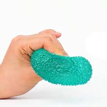 1pc Textured Squeeze Ball, Stress Relief Fingertip Toy, Sensory Hand Toy, Decompression Fingertip Press Toy, Portable Desktop Toy, Suitable For Home, Office, Travel, Halloween Party Gift, Christmas Stocking Filler And Birthday Gift For Teens And Adults - Multicolor - View 6