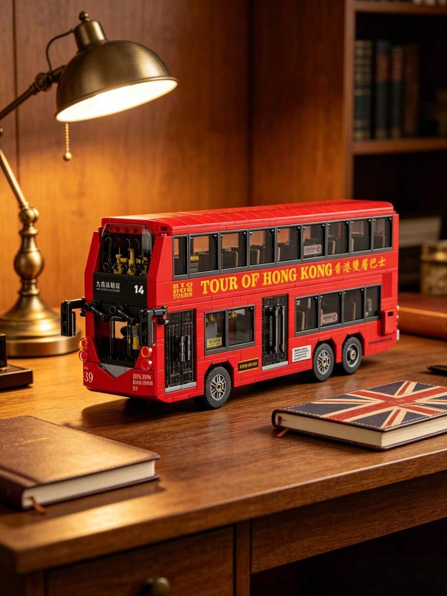 Luxury Modular Building Toy, 18+ Adult Bus Model Building Block Set, This Car Model Combines Luxury Modular Design With Therapeutic Play, Featuring Stunning Bedroom Decor Effect, Perfect For Solo Relaxation Or Couple Interaction, A Thoughtful Personalized Gift Integrating Decoration, Play And Stress Relief, Satisfying To Complete - Multiple Colors - View 1