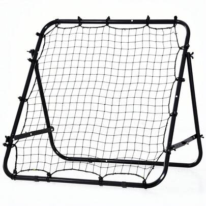 1 Set Red de rebote de fútbol, Red de entrenamiento de fútbol con objetivo de asistencia de rebote, Pared de rebote de fútbol/Pared de rebote, Red de rebote plegable y portátil, Entrenador de pases multifuncional, Adecuado para entrenamiento de rebote de balonmano, voleibol, baloncesto, fútbol, béisbol y hockey sobre hierba, También aplicable para uso en el hogar, jardín y al aire libre