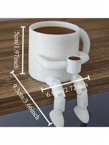 3D打印可移动咖啡杯桌面摆件，可爱咖啡豆模型装饰，休闲时尚PLA桌面摆件，咖啡杯咖啡豆吧台装饰，趣味桌面雕塑，咖啡爱好者生日周年纪念女友手工礼物，厨房家居办公室收藏摆件 - A - 查看 9