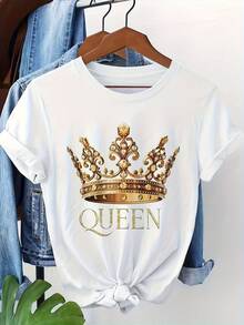 Women T-Shirts - [White] - View 11