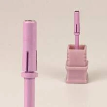 1 chai dung dịch tẩy gel acrylic, dũa móng tay tự nhiên, mũi khoan móng tay bằng thép không gỉ dễ thương 3/32" có thể mở rộng và dễ tháo lắp dùng cho miếng đánh bóng móng, đầu kìm cắt móng mini màu tím 3.1mm dùng cho miếng đánh bóng và vòng mài. - Màu tím hoa cà - Xem 2