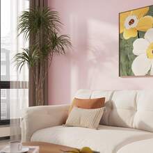 1 Roll Pink Waterproof And Oil-Proof Removable Wallpaper, Suitable For Bedroom, Nursery, Decorative Contact Paper, Applicable To Cabinet, Drawer, Shelf, Vinyl Peel And Stick Solid Color Wallpaper - Pink - View 16