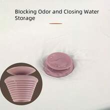 Soft Rubber Sink Drain Stopper, Anti-Odor And Anti-Backflow For Bathroom Sink, Bathtub, Floor Drain - A - View 7