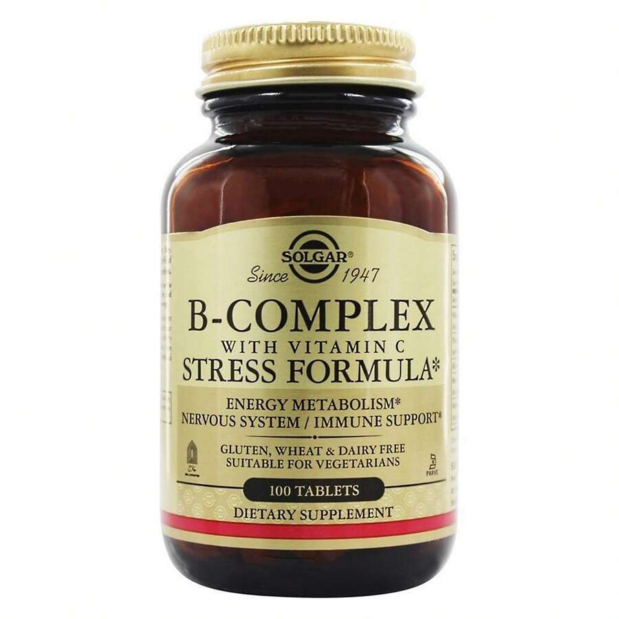 Garden of Life Solgar B-Complex With Vitamin C Stress Formula Tablets, 100 Count - 100 count - 查看 1