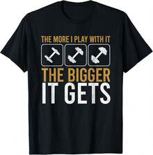 Muscles Get Bigger Bodybuilding Gym Workout Weightlifting Unisex-Shirt  UK - 黑色 - 查看 4