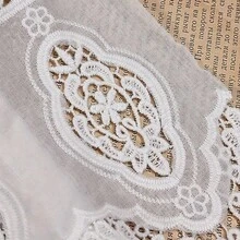 1/3 Yards European Retro Hollow Embroidery Lace 17Cm Fabric Clothing Decoration Border Sewing Additions Suitable For Wedding Dress Decoration, DIY Clothing, Doll Dresses, Home Decor, Wedding Season, And Beginner Sewing. - Multicolor - View 7