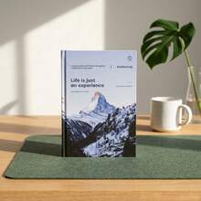 Nature-Inspired A5 Hardback Notebook | 160 Lined Pages, 4 Unique Landscape Themes, Perfect For Daily Journaling - A5 - View 9