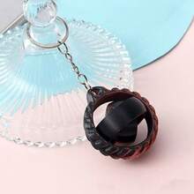 1pc 3D Printed Keychain Pendant Creative Stress Relief Toy Bag Key Chain - Multicolor - View 2
