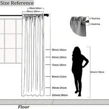 Bộ 1 rèm nhung vàng cản sáng, kiểu may túi luồn thanh treo, mềm mại, mịn màng, rủ tự nhiên, chống nhăn, chất liệu polyester, có thể giặt, cảm giác sang trọng, cản sáng cao, bảo vệ sự riêng tư, thích hợp cho phòng ngủ, phòng khách, văn phòng, lễ hội thu hoạch, lễ Tạ ơn, trọng lượng 220gsm. - Màu vàng - Xem 2
