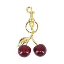 2pcs Set: Cherry Ornament And Sparkling Rhinestone Butterfly & Daisy Bag Charm Set. Includes 1 Red Cherry Keychain And Floral Decor - Fashionable DIY Handbag Accessories. Suitable For Travel Keychain, Travel Essentials, Bag Charm, Decorative Chain Or Wallet Accessories. Suitable For Various Occasions Such As Outings, Travel, Shopping, Work, Gifts, Parties, Etc. Mother Gifts - Multicolor - View 13