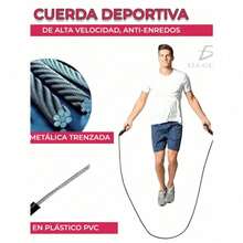 3 Meter High Speed Skipping Rope - Black - View 9