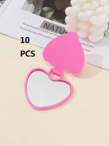 1/5/10/50pcs Cute Small Mirrors, Student Dormitory Makeup Mirror, Portable Pocket Mirror - Multicolor - View 17