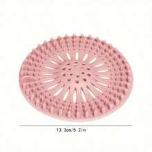 New Arrival Shower Drain Hair Collector And Kitchen Sink Strainer - Reusable Silicone Mesh Strainer With Suction Cup/Non-Design, Anti-Clog Drain Protector For Bathtub, Shower, Sink (Perfect Gift For Homeowners) There Are Two Options: One Without Suction Cup And The Other With Suction Cup - 多色的 - 查看 8