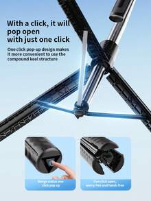 193cm/75.9in Smartphone Selfie Stick Tripod, Extendable Travel Tripod With Stable Handle, 360° Rotating Phone Holder, Bluetooth Wireless Remote, Compatible With Smartphone/Android/IOS Pro MAX, Suitable For Travel, Vlog, Video Recording, Photography - View 9