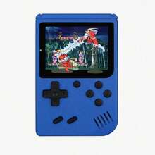 1pc Macaron Mini 400-In-1 Handheld Game Console, Large Screen Retro Classic Portable Gaming Device, With 1020mAh High Capacity Battery, Retro Game Console (1 Player/2 Players) - Multicolor - View 4