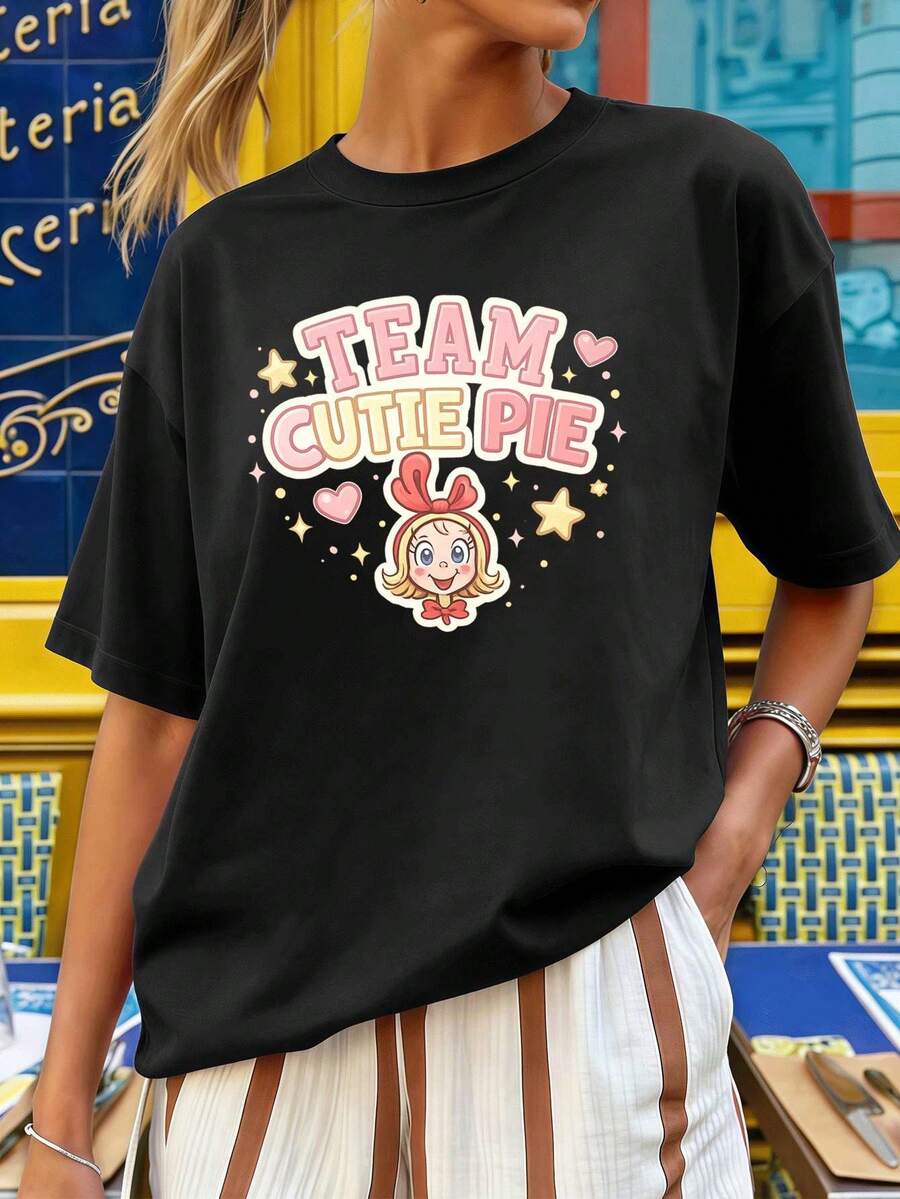 Women T-Shirts - Black - View 1