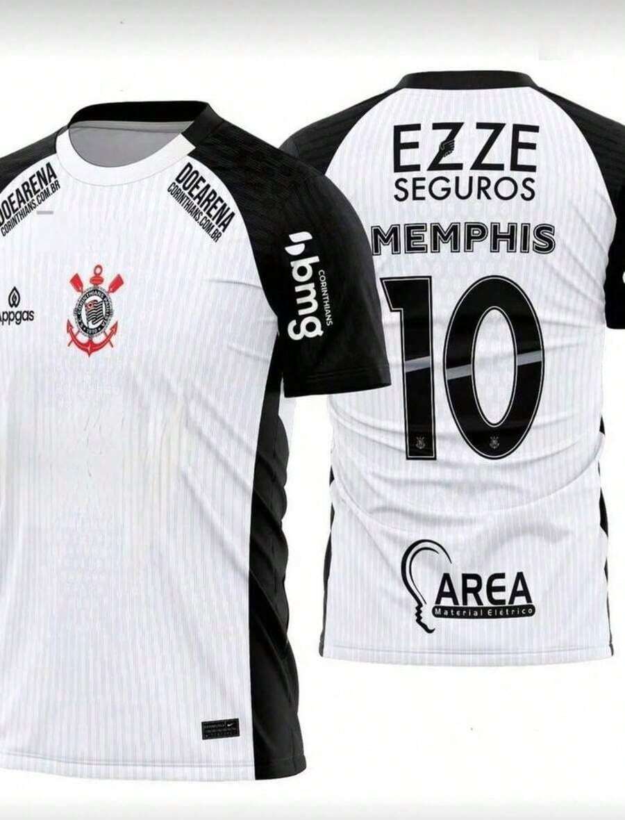 New Corinthians White Jersey 2026 Edition Team T-Shirt On ! - trắng - Xem 1