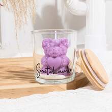 1 pieza/Caja, Vela perfumada con forma de oso, Regalo creativo de inauguración de casa, Regalo de fragancia para el Día de San Valentín - 1PC - Ver 5