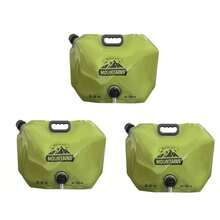 (3pcs)Camping Water Container 2 Gallon Collapsible Water Jug With Spout - Reusable Plastic Flasks, Foldable Empty Gallon Jug For Water Storage, Water Bag For Outdoor Hiking Emergency Prep 8 Litersf - Dark Green - 3pcs - View 10
