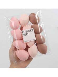 Esponja de maquillaje, esponja de belleza para mezclar base de maquillaje, perfecta para líquidos, cremas y polvos, esponja de maquillaje multicolor, esponja de maquillaje para base libre de látex, apta para todo tipo de piel, seca y húmeda - Multicolor - Ver 3