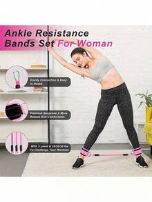11pcs Hip Resistance Bands Set, Ankle Straps, Glute And Leg Pull Rope, Body Shaping And Slimming, Cable Machine, Hip Lifting Ankle Elastic Band Training Set - Multicolor - View 12
