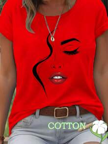 Women T-Shirts - [White] - View 8