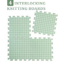 4/9pcs Woven Blocking Mats, Designed For Knitting And Crochet Projects, Made Of Thickened Grid Board, Suitable For Needlework Or Crochet, Great For Sewing Storage And Handicrafts, Ideal For Beginners And Gift Items, Available In Gray And Green - Woven Barrier - View 12