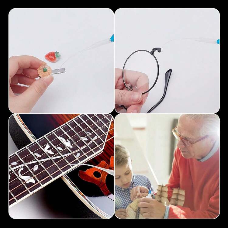 50-400pcs Plastic Glue Micro-Tips Extender White Precision Applicator For Bottle Model Boats Guitar Fret Slots Hobby Projects Dispensing DIY Crafts - Multicolor - View 7