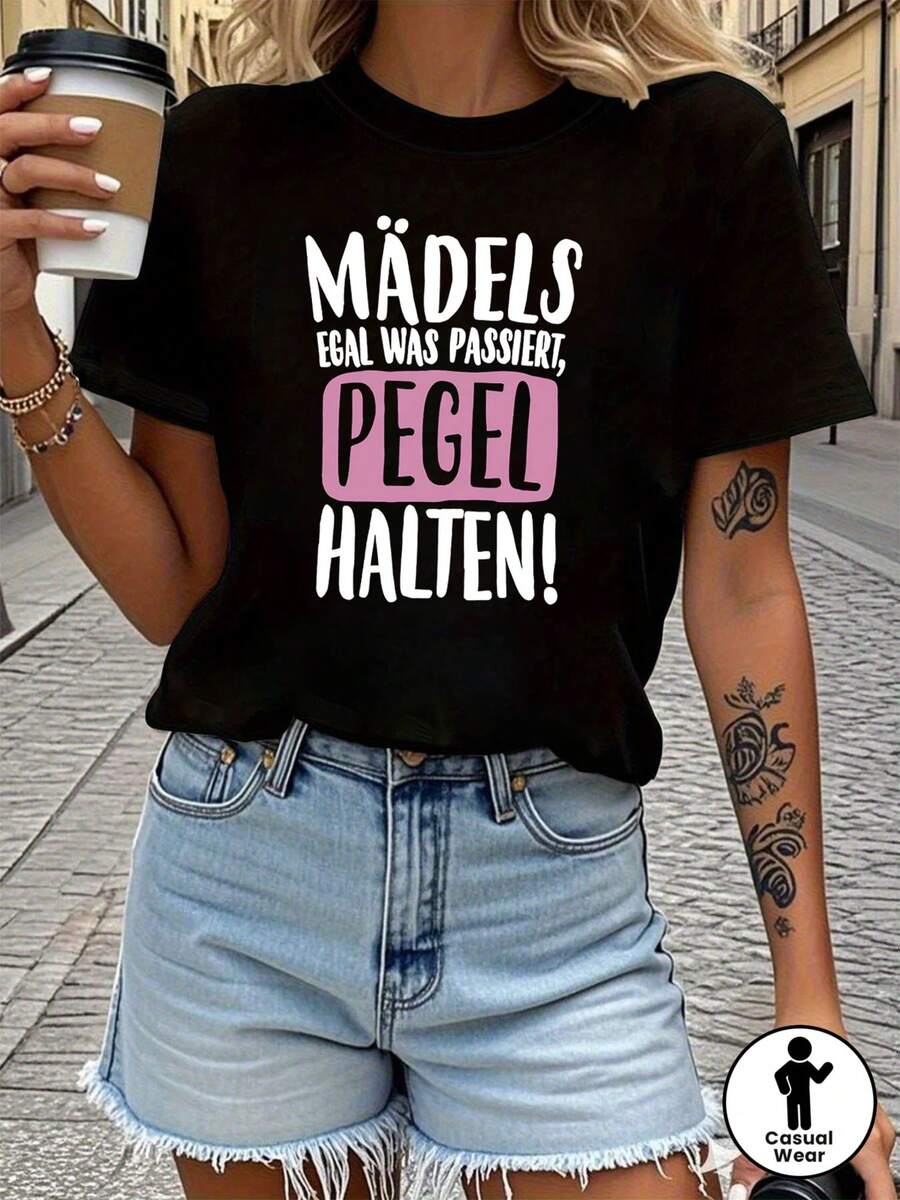 Women T-Shirts - Black - View 1
