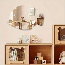 20cm Self-Adhesive Acrylic Mirror Wall Decor, Suitable For Halloween Party Decoration, Designed As Gaming Console - 1PC - View 8