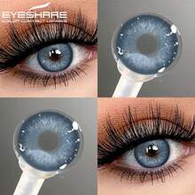 Eyeshare 1 Pair For Eyes Natural Gray Pupils Lens Blue Eye Lenses Brown Soft Lenses Green Eye Contacts - Blue - View 8