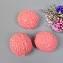 1 món đồ chơi bóp mềm hình não người thật, đồ chơi bóp giảm căng thẳng có độ đàn hồi chậm, đồ chơi khăm, đồ chơi bóp giảm stress. - Nhiều màu - Xem 4