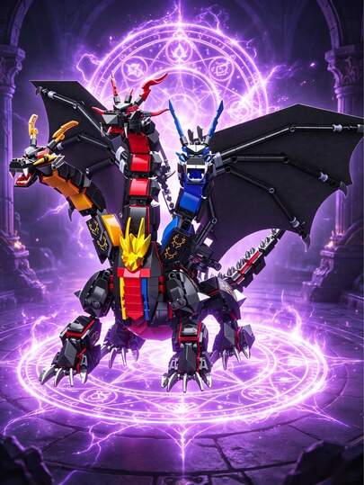 18+ Adult Building Block Dinosaur Mecha Model, Combines Interesting Assembly And Sophisticated Adult Toy. Helps Relieve Stress And Anxiety, Suitable For Creative Activities And Couple Games. This Mini Model Has A Unique Decorative Style, Suitable For Bedroom Decor And Birthday Decor. Comes With Exquisite Stickers For Personalization.