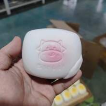 Soft Milky Cream Slow Rising Squishy Stress Relief Squeeze Toy, Cute Office Gift - Multicolor - View 2