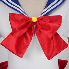 Anime Pretty Girl Cosplay Costumes Sailor Costume Moon JK Cos For  Women Short Sleeve Dress Clothes With Gloves Socks - Đỏ - Xem 4