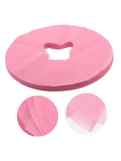 100Pcs Disposable Massage Headrest Face Covers Soft Comfortable Beauty Salon Bed Pads For Spas And Clinics Lightweight Material Great For And Convenience