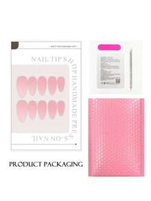 Unhas Postiças Feitas à Mão com Formato de Amêndoa, Estilo Girly Y2K, 10 Peças/Conjunto com 3 Opções de Tamanho, Incluindo Unhas de Olho de Gato Rosa com Padrões Assimétricos de Metal Líquido, Gemas Azuis, Lua e Design de Contas, Adequado para Festa, Baile de Formatura, Uso Diário, Pode Ser Dado como Presente para Mulheres e Meninas, Unhas Postiças, Suprimentos de Unhas - Multicolorido - Visão 8