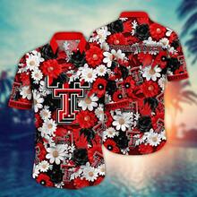 Texas Tech Red Raider  Flower Hawaii Shirt For Fans Style 22 - Nhiều màu - Xem 2