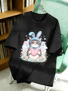 Women T-Shirts - Black - View 2