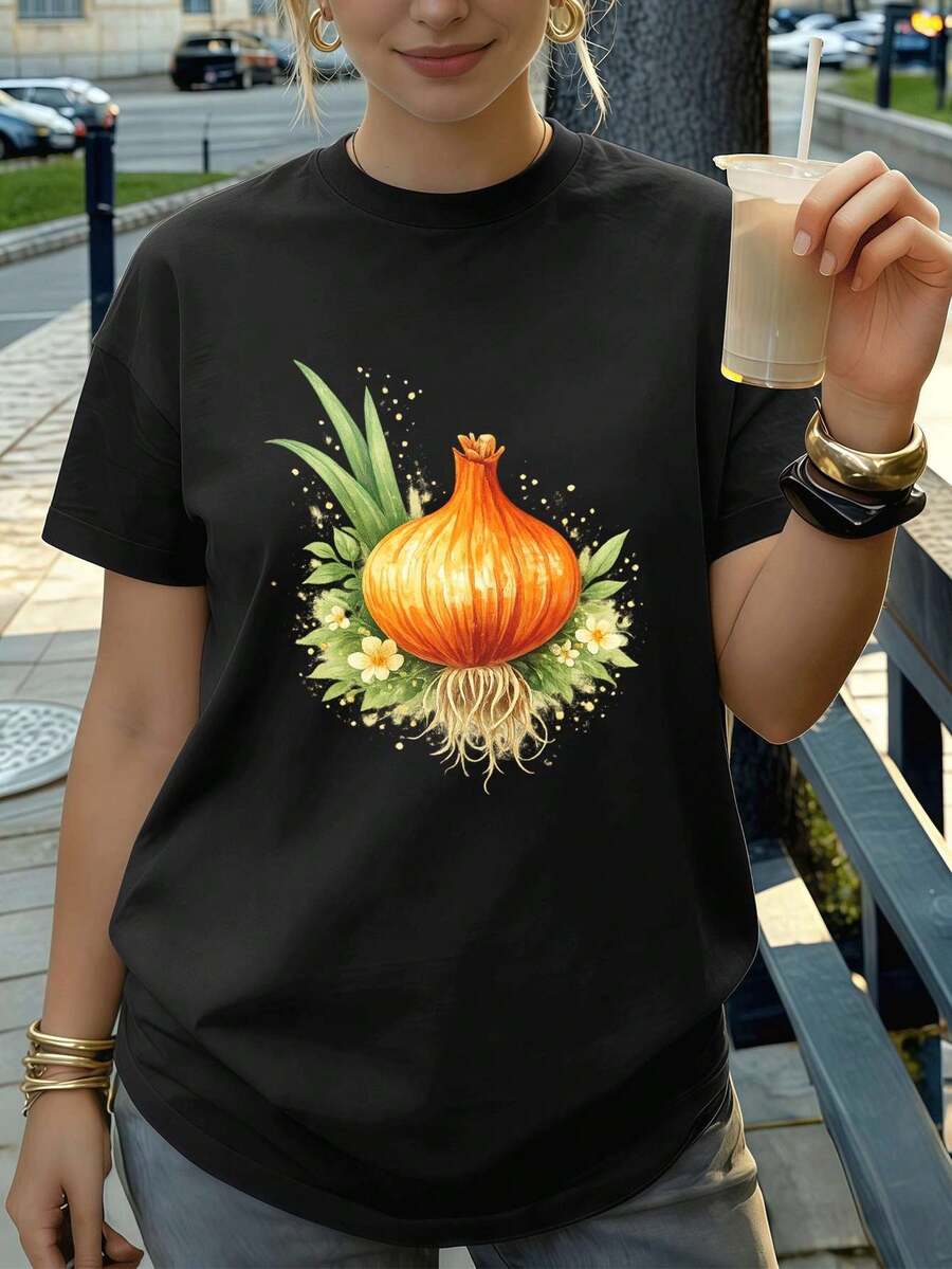 Women T-Shirts - Black - View 1