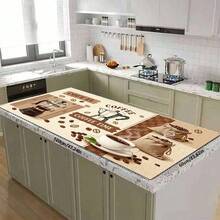 1pc Dish Drying Mat, Coffee Machine Pad, Polyester Absorbent Draining Mat With Coffee Beans & Cup Pattern, Multipurpose Drainage Mat, Home Gift, Tabletop Decor - XYLSD-240 - View 14