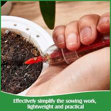 Mini Sowing Machine, Hand-Push Sowing Device, Gardening Seed Sowing Machine, Suitable For Sowing Carrots, Lettuce, Grass And Spinach. - Multicolor - View 2