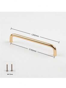 Tirador de gabinete de cocina minimalista moderno, barra larga de aleación de aluminio para cajones, puertas de armario, accesorios de muebles, decoración del hogar, diseño simple - tiradores de cajones - Ver 18
